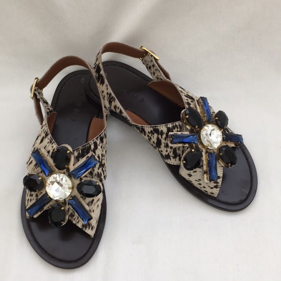 marni jeweled sandals